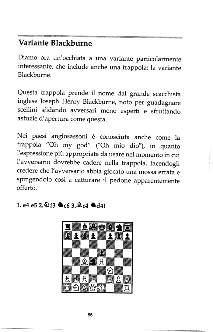 Aperture Vincenti: Partita Italiana - immagine 3